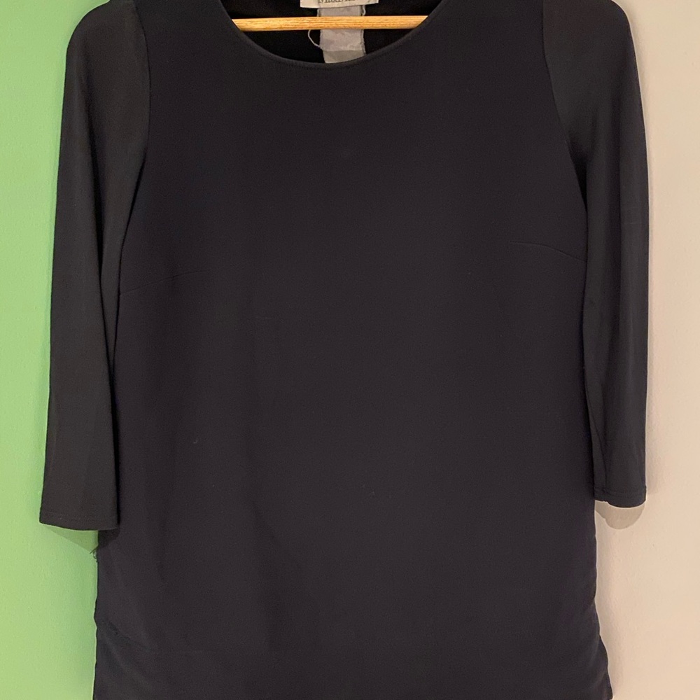 MaxMara navy blouse ⚡️